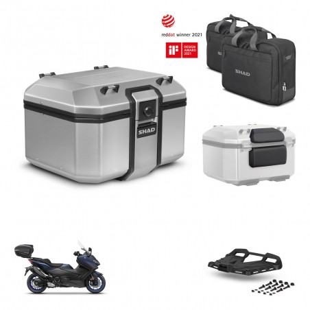 SHAD Baul trasero + soporte montaje parrilla accesorios KIT-448841