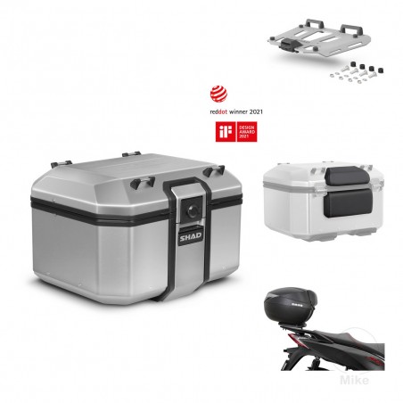 SHAD Baul trasero + soporte montaje parrilla accesorios KIT-448846