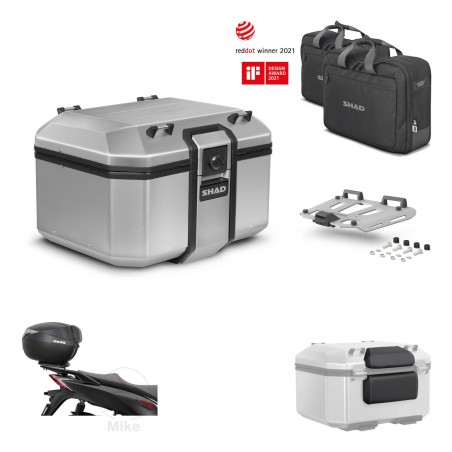 SHAD Baul trasero + soporte montaje parrilla accesorios KIT-448848