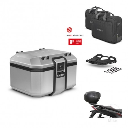 SHAD Baul trasero + soporte montaje parrilla accesorios KIT-448851