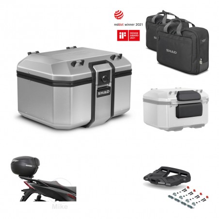 SHAD Baul trasero + soporte montaje parrilla accesorios KIT-448855