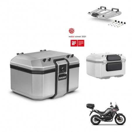 SHAD Baul trasero + soporte montaje parrilla accesorios KIT-448879