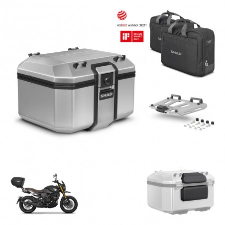 SHAD Baul trasero + soporte montaje parrilla accesorios KIT-448892