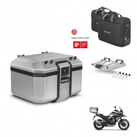 SHAD Baul trasero + soporte montaje parrilla accesorios KIT-448902