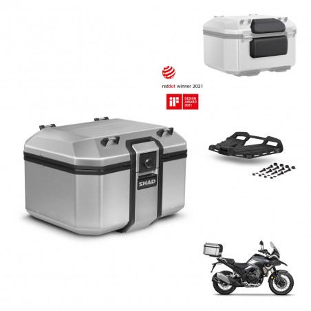 SHAD Baul trasero + soporte montaje parrilla accesorios KIT-448905