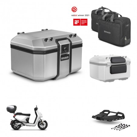 SHAD Baul trasero + soporte montaje parrilla accesorios KIT-448918