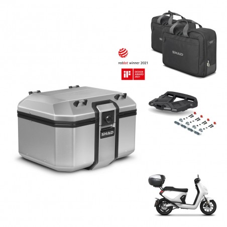 SHAD Baul trasero + soporte montaje parrilla accesorios KIT-448920