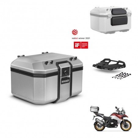 SHAD Baul trasero + soporte montaje parrilla accesorios KIT-448927