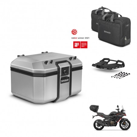 SHAD Baul trasero + soporte montaje parrilla accesorios KIT-448939