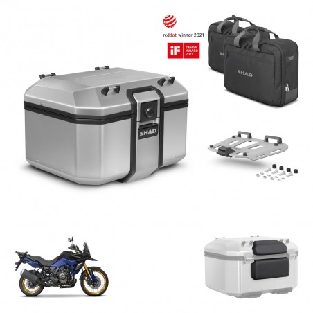 SHAD Baul trasero + soporte montaje parrilla accesorios KIT-448969