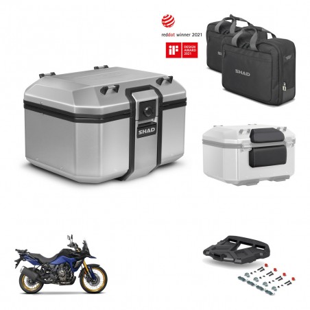 SHAD Baul trasero + soporte montaje parrilla accesorios KIT-448976