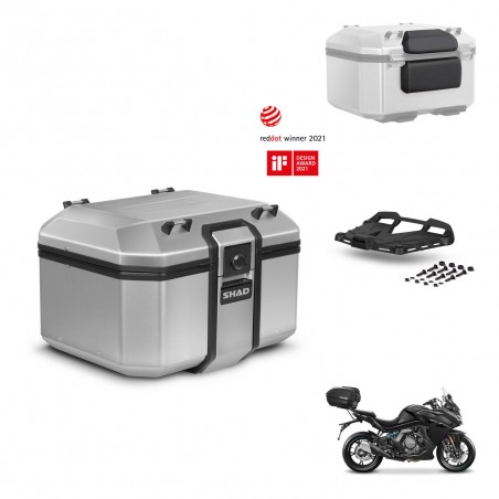 SHAD Baul trasero + soporte montaje parrilla accesorios KIT-449004