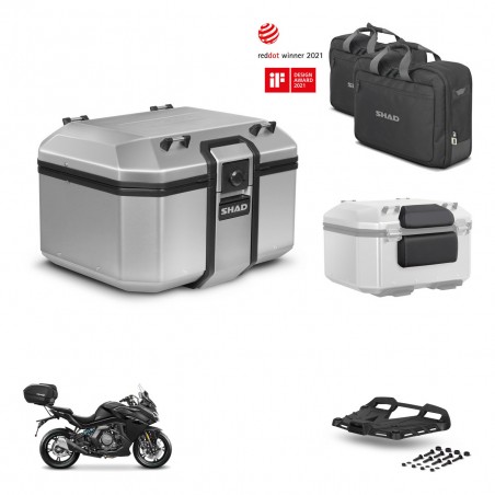 SHAD Baul trasero + soporte montaje parrilla accesorios KIT-449006