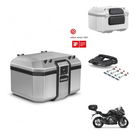 SHAD Baul trasero + soporte montaje parrilla accesorios KIT-449007