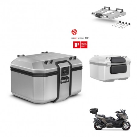 SHAD Baul trasero + soporte montaje parrilla accesorios KIT-449011