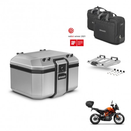 SHAD Baul trasero + soporte montaje parrilla accesorios KIT-449023