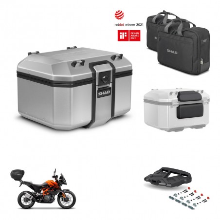 SHAD Baul trasero + soporte montaje parrilla accesorios KIT-449031