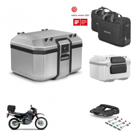 SHAD Baul trasero + soporte montaje parrilla accesorios KIT-449053