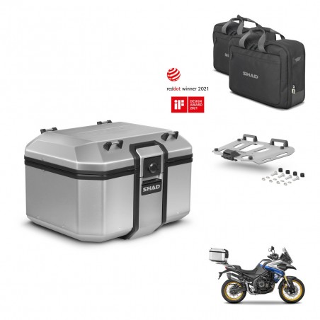 SHAD Baul trasero + soporte montaje parrilla accesorios KIT-449067