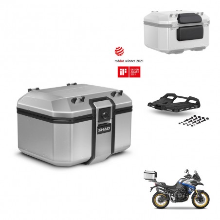 SHAD Baul trasero + soporte montaje parrilla accesorios KIT-449070