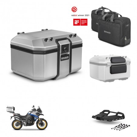 SHAD Baul trasero + soporte montaje parrilla accesorios KIT-449072