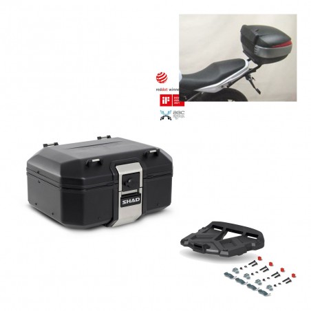 SHAD Rear trunk + grill mounting bracket TR37 TERRA BLACK EDITION KIT-449108