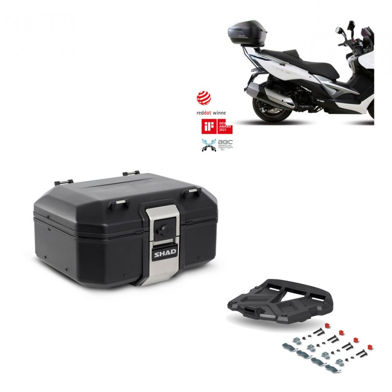 SHAD Rear trunk + grill mounting bracket TR37 TERRA BLACK EDITION KIT-449118