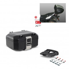 SHAD Baul trasero + parrilla soporte montaje TR37 TERRA BLACK EDITION KIT-449184
