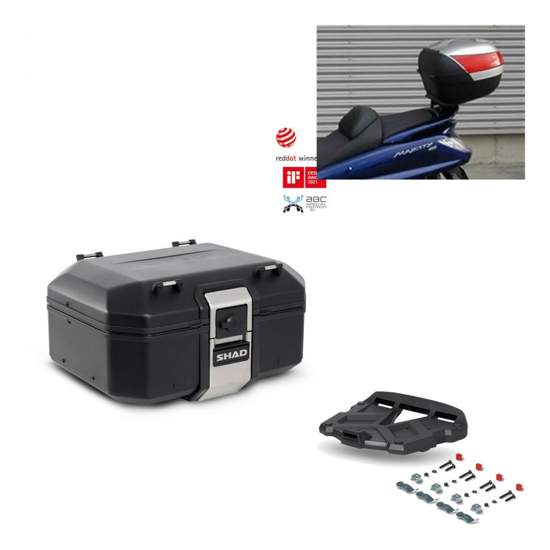 SHAD Rear trunk + grill mounting bracket TR37 TERRA BLACK EDITION KIT-449190
