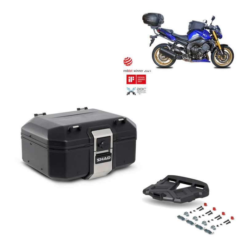 SHAD Rear trunk + grill mounting bracket TR37 TERRA BLACK EDITION KIT-449234