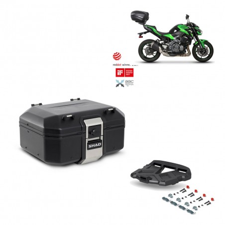 SHAD Rear trunk + grill mounting bracket TR37 TERRA BLACK EDITION KIT-449278