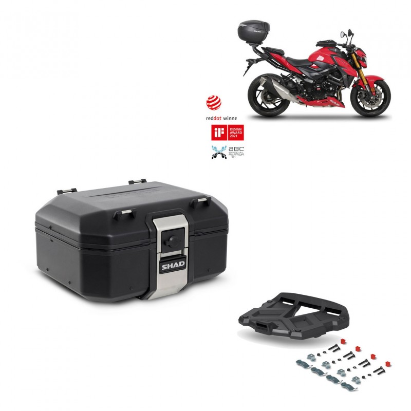 SHAD Rear trunk + grill mounting bracket TR37 TERRA BLACK EDITION KIT-449282