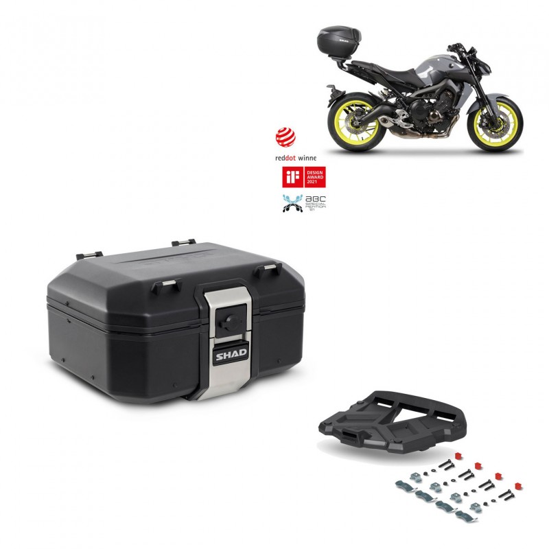 SHAD Rear trunk + grill mounting bracket TR37 TERRA BLACK EDITION KIT-449284