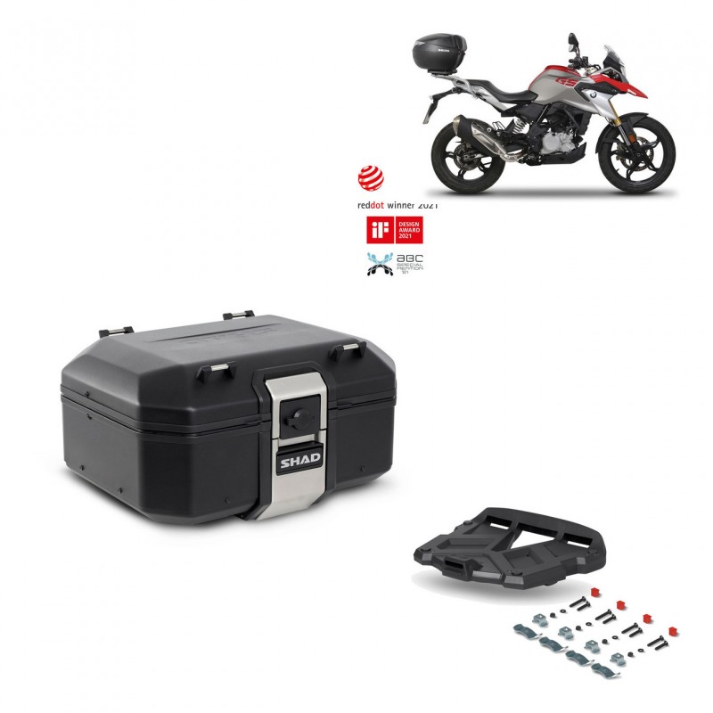 SHAD Rear trunk + grill mounting bracket TR37 TERRA BLACK EDITION KIT-449294