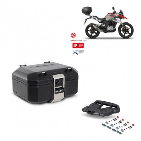 SHAD Rear trunk + grill mounting bracket TR37 TERRA BLACK EDITION KIT-449294