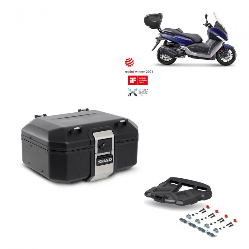SHAD Rear trunk + grill mounting bracket TR37 TERRA BLACK EDITION KIT-449372
