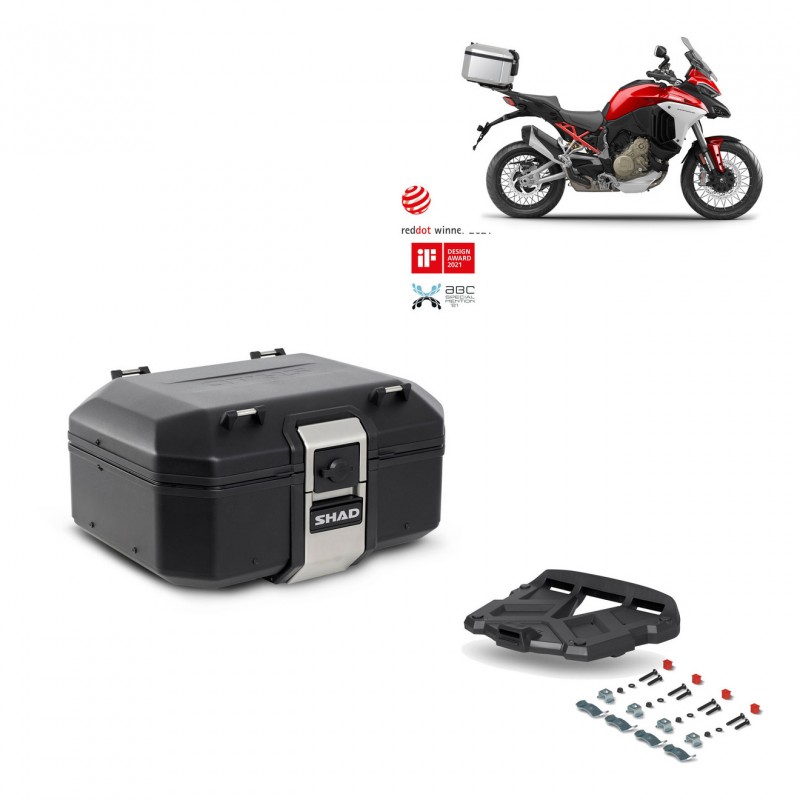 SHAD Rear trunk + grill mounting bracket TR37 TERRA BLACK EDITION KIT-449392