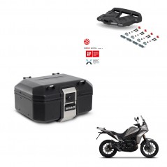 SHAD Rear trunk + mounting bracket grill TR37 TERRA BLACK EDITION KIT-449414