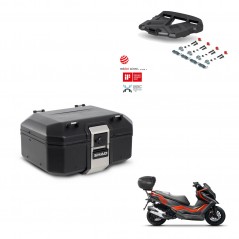 SHAD Rear trunk + mounting bracket grill TR37 TERRA BLACK EDITION KIT-449418