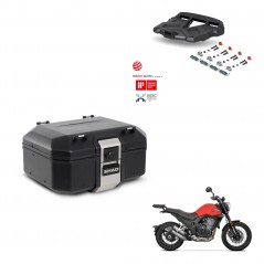 SHAD Rear trunk + mounting bracket grill TR37 TERRA BLACK EDITION KIT-449436