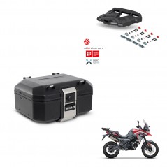 SHAD Baul trasero + soporte montaje parrilla TR37 TERRA BLACK EDITION KIT-449458