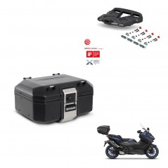 SHAD Rear trunk + mounting bracket grill TR37 TERRA BLACK EDITION KIT-449466