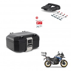 SHAD Baul trasero + soporte montaje parrilla TR37 TERRA BLACK EDITION KIT-449508