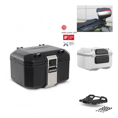 SHAD Rear trunk + grill mounting bracket accessories TR48 TERRA BLACK EDITION KIT-449519