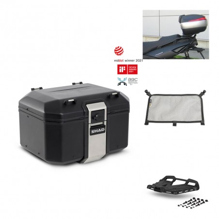 SHAD Baul trasero + parrilla soporte montaje accesorios TR48 TERRA BLACK EDITION KIT-449520