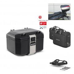 SHAD Baul trasero + parrilla soporte montaje accesorios TR48 TERRA BLACK EDITION KIT-449522