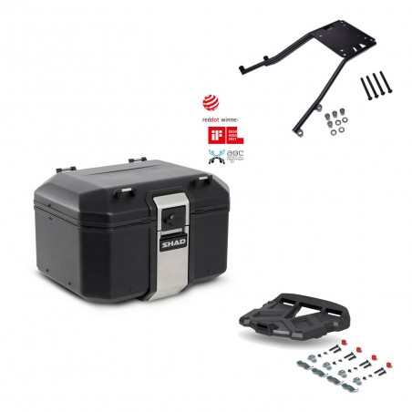 SHAD Rear trunk + grill mounting bracket TR48 TERRA BLACK EDITION KIT-449579