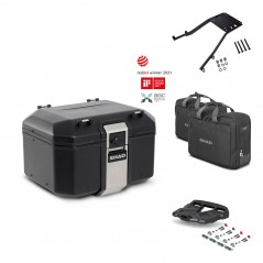 SHAD Rear trunk + grill mounting bracket accessories TR48 TERRA BLACK EDITION KIT-449598
