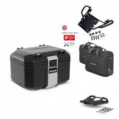 SHAD Rear trunk + grill mounting bracket accessories TR48 TERRA BLACK EDITION KIT-449637