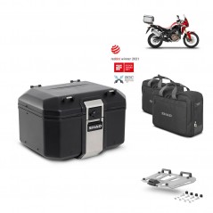 SHAD Baul trasero + parrilla soporte montaje accesorios TR48 TERRA BLACK EDITION KIT-449675